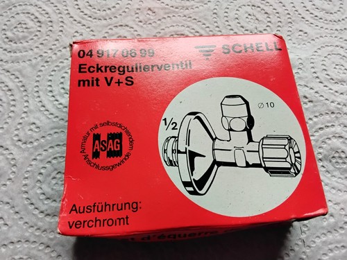 Schell eckventil neu - neu, mit