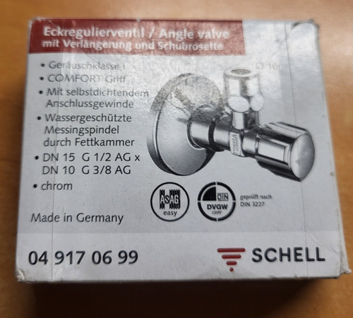 Schell eckventil comfort - eckventil, ½"