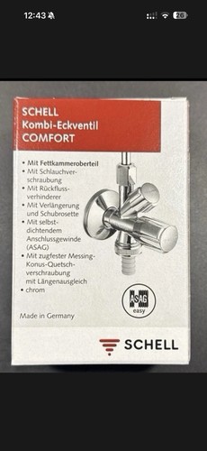Mal schell kombi - schell, eckventil