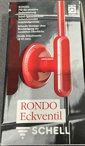 Schell eckventil rondo rot - schell, in