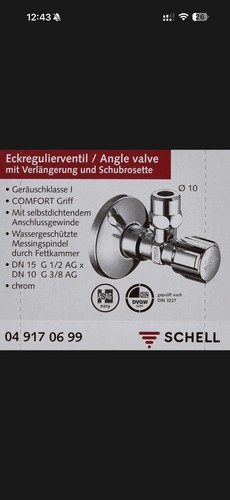Mal schell eckventil 2 - 40,